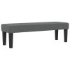 Boxspring postel s matrací a lavicí tmavě šedá 120x200 cm látka 3344059