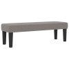 Postel s boxspringem s matrací a lavičkou taupe 140x190 cm látka 3344069