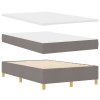 boxspring postel s matrací a lavičkou taupe 120x190 cm textilie 3344363