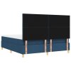Boxspring postel s matrací a lavičkou modrá 180x200 cm tkanina 3344400