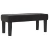boxspring postel s matrací a lavičkou černá 100x200 cm samet 3344428