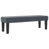 Boxspring postel s matrací & lavičkou Tmavě šedá 120x200 cm Samet 3344439