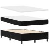 boxspring postel s matrací a lavicí černá 120x200 cm samet 3344440