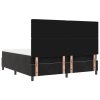 Postel s boxspringem s matrací & lavičkou černá 180x200 cm samet 3344464