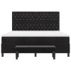 Postel s boxspringem s matrací & lavičkou černá 180x200 cm samet 3344464