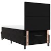Boxspring postel s matrací a lavicí Černá 100x200 cm Velur 3344494