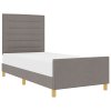 Rám postele Taupe 90x190 cm Textil 3344617