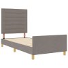 Rám postele Taupe 90x190 cm Textil 3344617