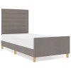 Rám postele Taupe 90x190 cm Textil 3344617
