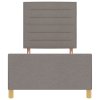 Rám postele Taupe 90x190 cm Textil 3344617