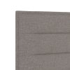 Rám postele Taupe 90x190 cm Textil 3344617