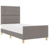 Postelový rám Taupe 80x200 cm Tkanina 3344687