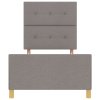 Postelový rám Taupe 80x200 cm Tkanina 3344687