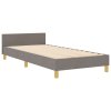 Postelový rám Taupe 90x200 cm Textil 3344701