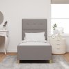 Postelový rám Taupe 90x200 cm Textil 3344701