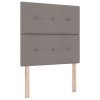Postelový rám Taupe 90x200 cm Textil 3344701