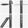 Plotové sloupky 52 ks Šedá Ø32 mm 210 cm Pozinkovaná ocel 3350144