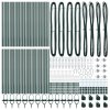 Plotové sloupky se špičkou 52 ks Ø32 mm 60 cm Pozinkovaná ocel 3350164