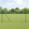 Sloupky na plot s hrotem 52 ks Ø32 mm 170 cm Pozinkovaná ocel 3350178