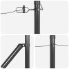 Plotové sloupy se špičkou 52 ks Ø32 mm 60 cm Pozinkovaná ocel 3350182