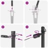 Plotové sloupy se špičkou 52 ks Ø32 mm 60 cm Pozinkovaná ocel 3350182