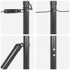 Plotové sloupky s hrotem 52 ks Ø32 mm 170 cm Pozinkovaná ocel 3350196