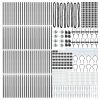 Sloupky pro plot s hrotem 52 ks Ø32 mm 180 cm Pozinkovaná ocel 3350198