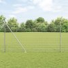 Plotové sloupky s hrotem 52 ks Ø32 mm 170 cm Pozinkovaná ocel 3350214