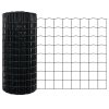 Euro plot s 7 hrotovými sloupky 0,8x10 m pozinkované oceli šedé 3350628