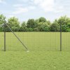 Euro plot s 7 špičkovými sloupky 1x10 m pozinkovaná ocel šedá 3350637