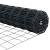 Euro plot se 7 hrotovými sloupky 1,4x10 m pozinkovaná ocel šedá 3350655