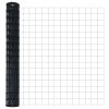 Euro Oplocení s 7 Hrotovými Sloupy 1.6x10 m Zinkovaná Ocel Šedá 3350665