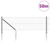 Euro plot se 13 spike sloupky 0.6x50 m pozinkovaná ocel šedá 3350696