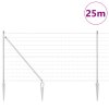 Euro plot s 13 špičatými sloupky 1x25 m pozinkovaná ocel 3350776