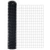 Evropské oplocení s 7 sloupky 1x10 m Pozinkovaná ocel 3350969