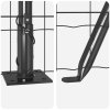 Evropské oplocení s 7 sloupky 1x10 m Pozinkovaná ocel 3350969