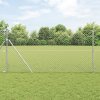 Zinkový plot se 7 sloupky 1x10 m Pozinkovaná ocel 3351125