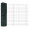 Zelená PVC sada plotových sloupků Sada 2 PVC, kov 25 x 0.5 m 3352069
