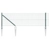 Zelená PVC sada plotových sloupků Sada 2 PVC, kov 25 x 0.5 m 3352069