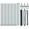 Oplocovací Set Sada 2 Lesní Zelená Kov, Plastový Povrch 25 x 1 m 3353516