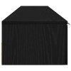 nástěnné skříně 2 ks Černý dub 102x30x20 cm Kompozitní dřevo 3333075