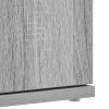 Skříň na boty Šedá Sonoma 80x39x180 cm Dřevěný materiál 3333871