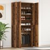 Skříň na boty Staré dřevo 80x39x180 cm Kompozitní dřevo 3333873