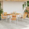 Zahradní sada na stolování 7 kusů Masivní dřevo Teak 3334824