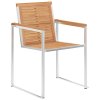 Zahradní sada na stolování 7 kusů Masivní dřevo Teak 3334824