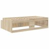 Rám postele Sonoma dub 100 x 200 cm kompozitní dřevo 3335183
