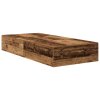 Rám postele s úložným prostorem Staré dřevo 100x200 cm 3335355