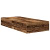 Rám postele s úložným prostorem Staré dřevo 100x200 cm 3335355