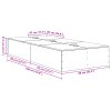 Postelový rám s úložným prostorem Bílá 90x190 cm 3335405