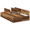 Rám postele s úložným prostorem Staré dřevo 120x190 cm 3335427